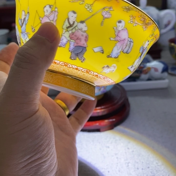 碗盘景德镇陶瓷厂生产的
