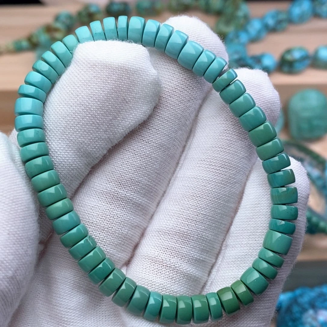 未镶嵌绿松石珠宝奇石5.8mm