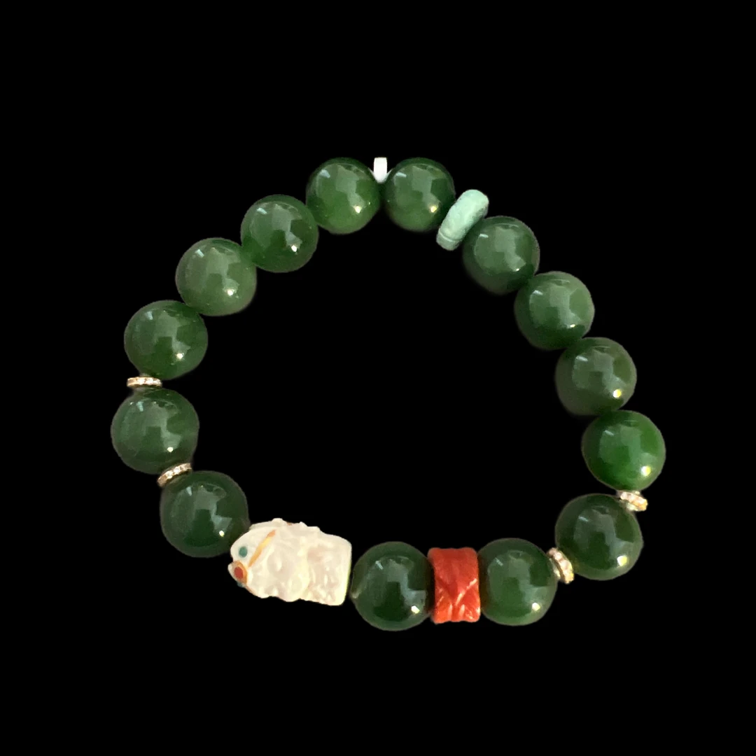 V9738碧玉手串多样性发一