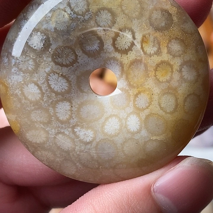 ≧***隅硅化玉未镶嵌颈饰