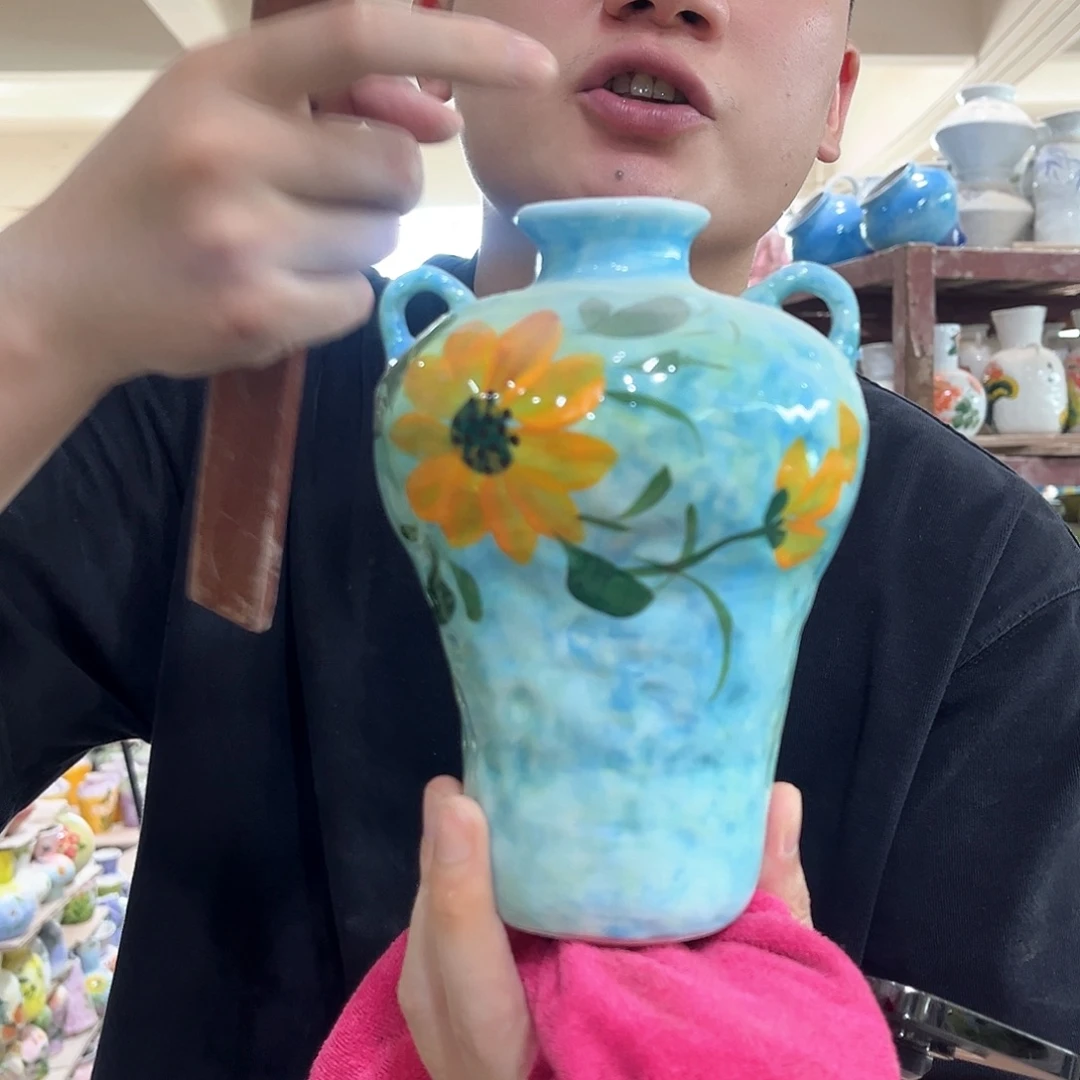 陶瓷手工手绘到手一个35-33