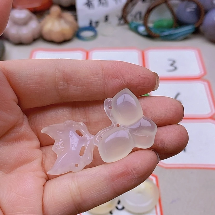 【闪购商品】未镶嵌玛瑙/玉髓珠宝半成品潘*拉