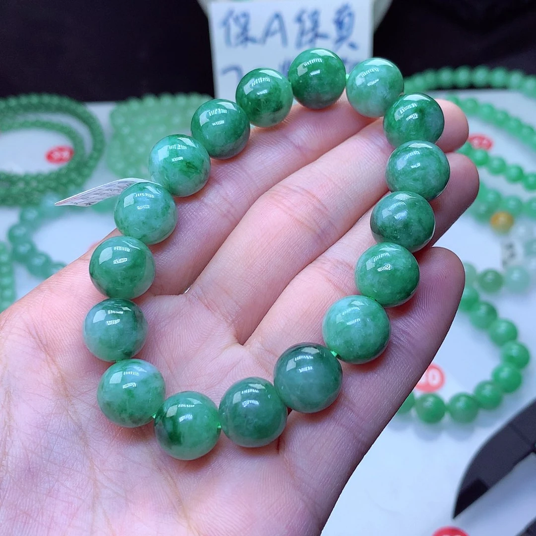 翡翠毛衣链未镶嵌