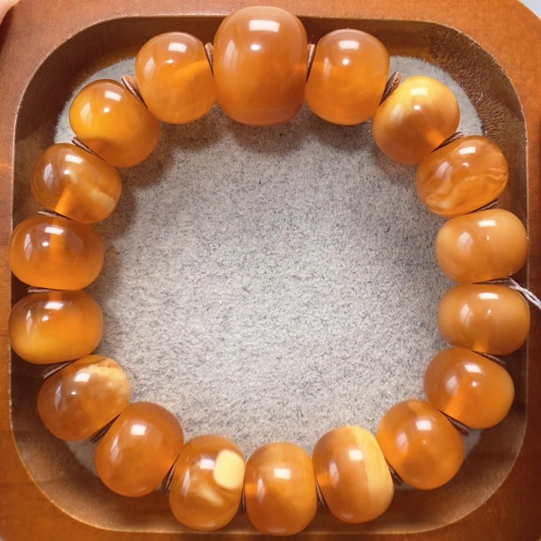蜜蜡未镶嵌手串蜜蜡