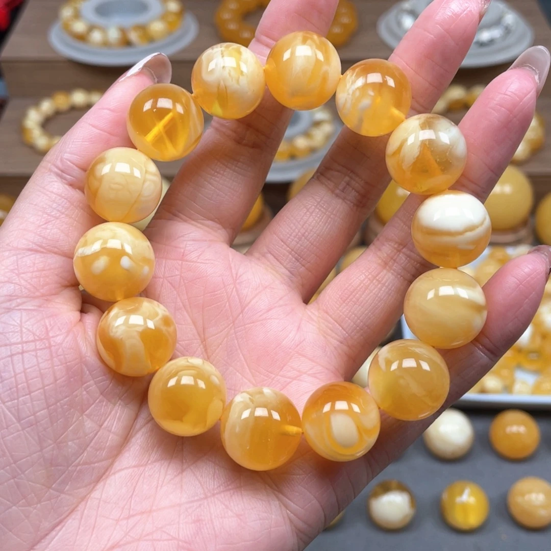 裸石琥珀未镶嵌天然