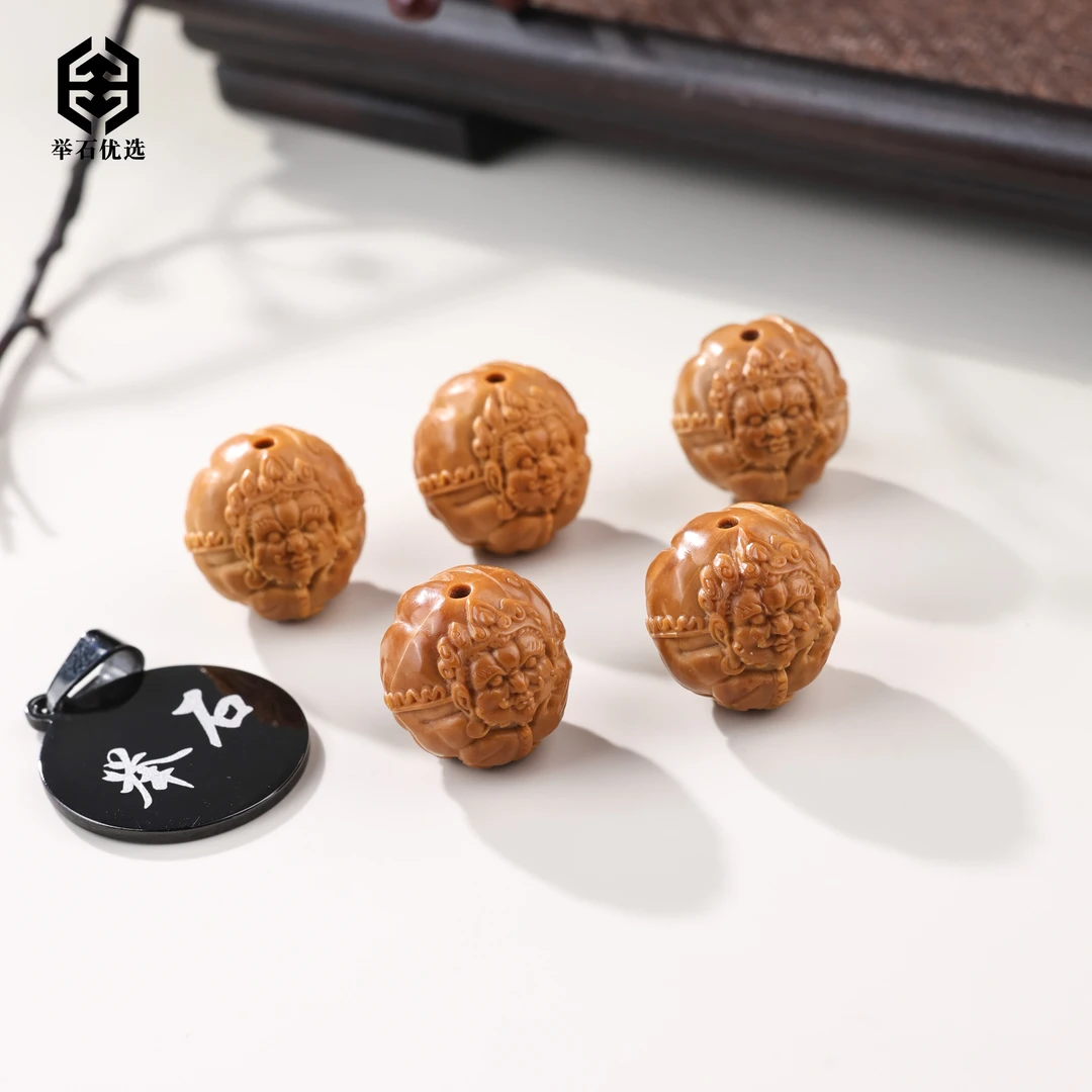 【举石优选】S0926-S9003-101猴头核桃饰品（一件/多样性/约16mm+）I