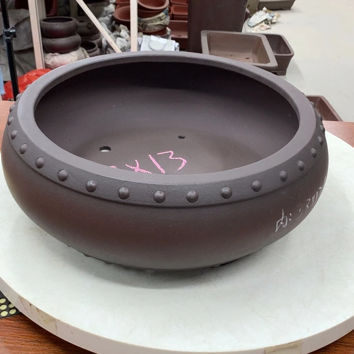 紫砂花盆云*雨紫砂花盆