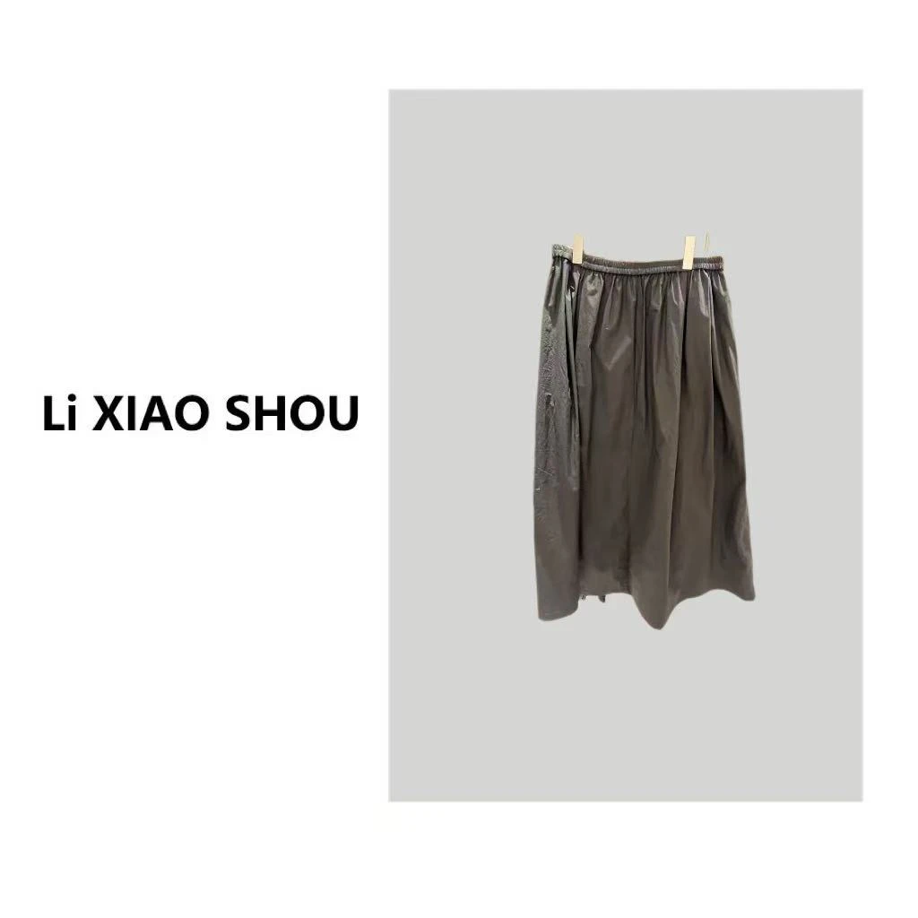 【李小瘦大码女装】秋季新款休闲时尚休闲简约半身裙女539D