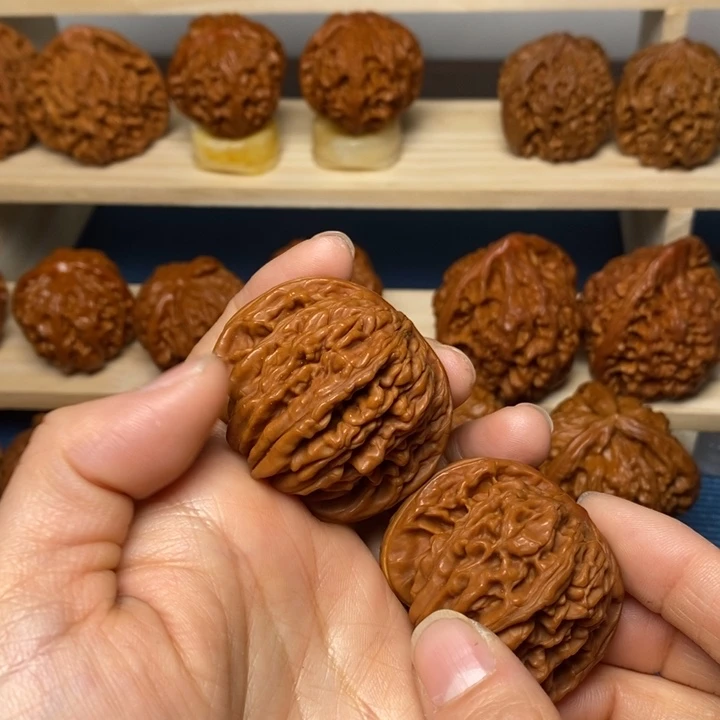 用***0把件文玩核桃四座楼