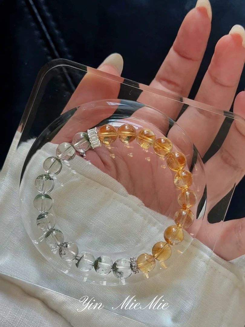 925银手链 金塔森林| 正財小半盆绿幽幽 8mm体透 纯银配件