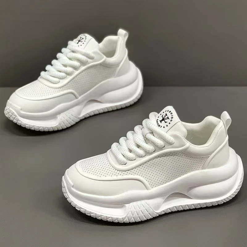 轻奢男鞋夏季新款透气运动休闲鞋厚底增高鞋欧洲站阿甘老爹鞋