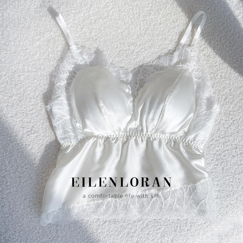 桑蚕丝真丝性感蕾丝蝴蝶美背WX-960