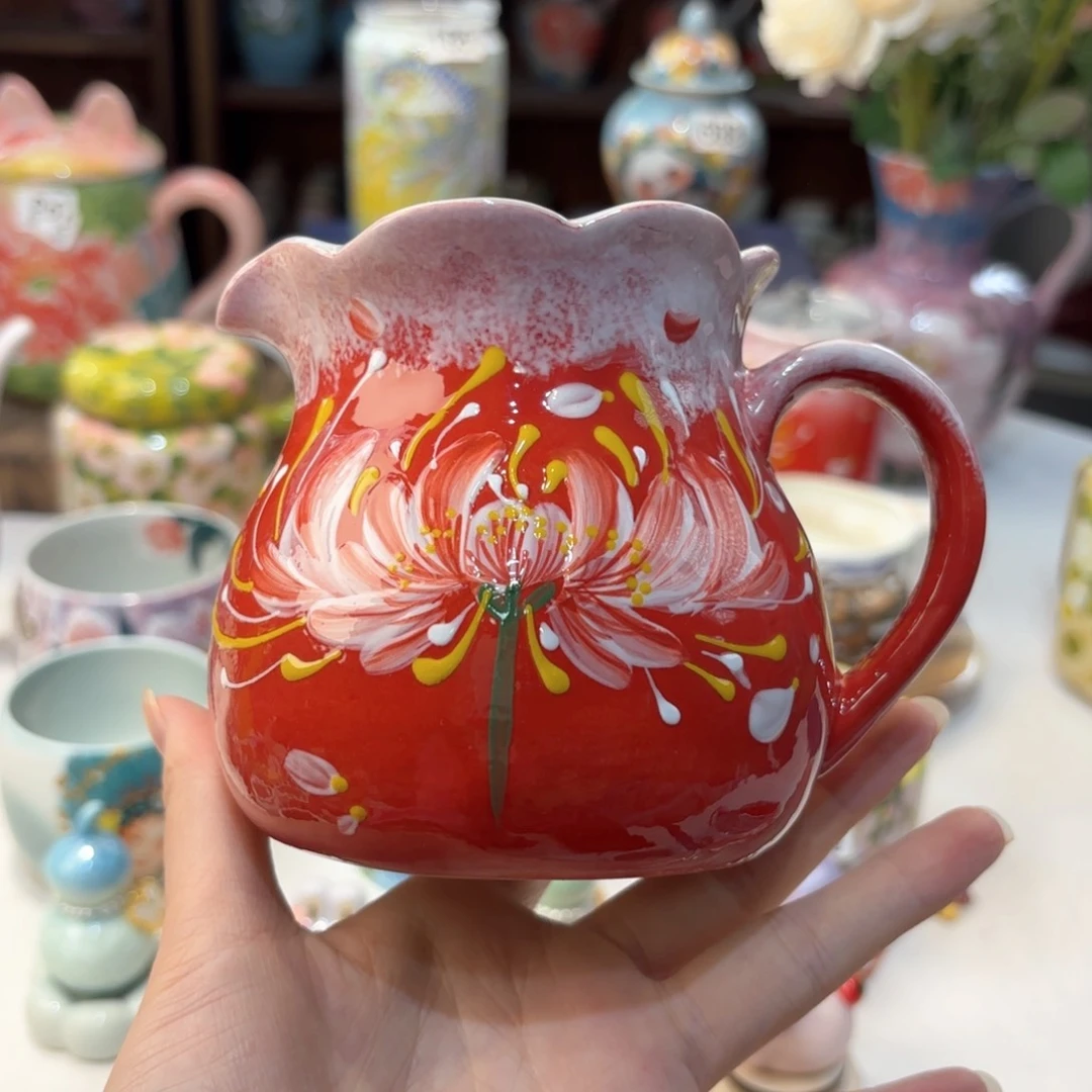 景德镇手绘高温釉下彩陶瓷茶具