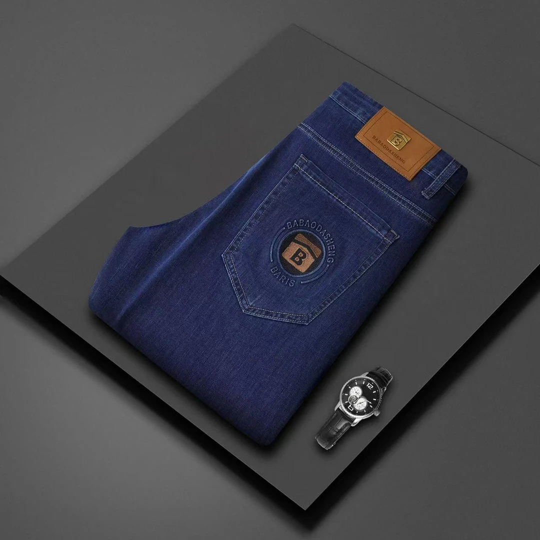 【静静专属】KZ25669 男士夏季薄款休闲直筒牛仔裤