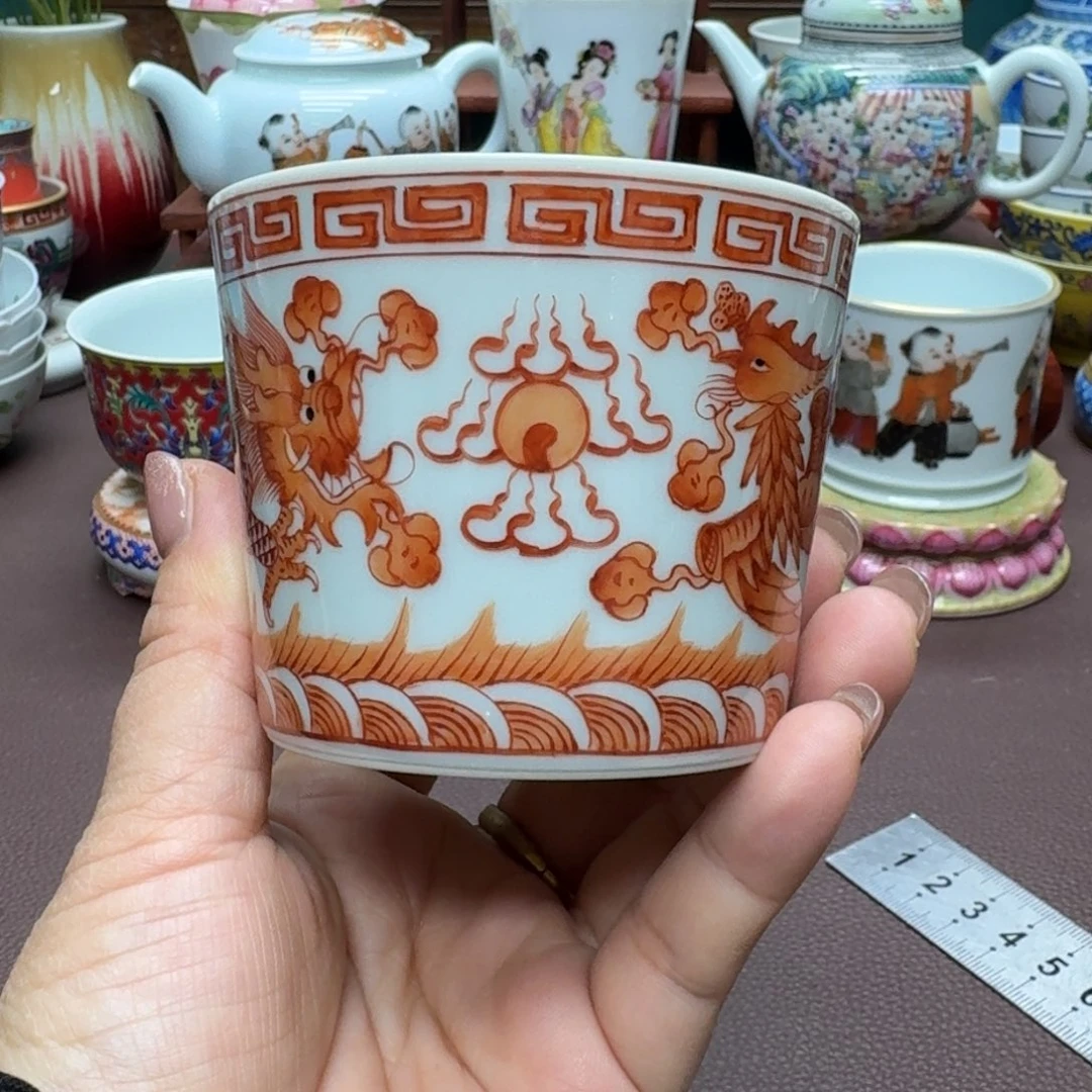 瓷片景德镇仿古手工制作精品展示