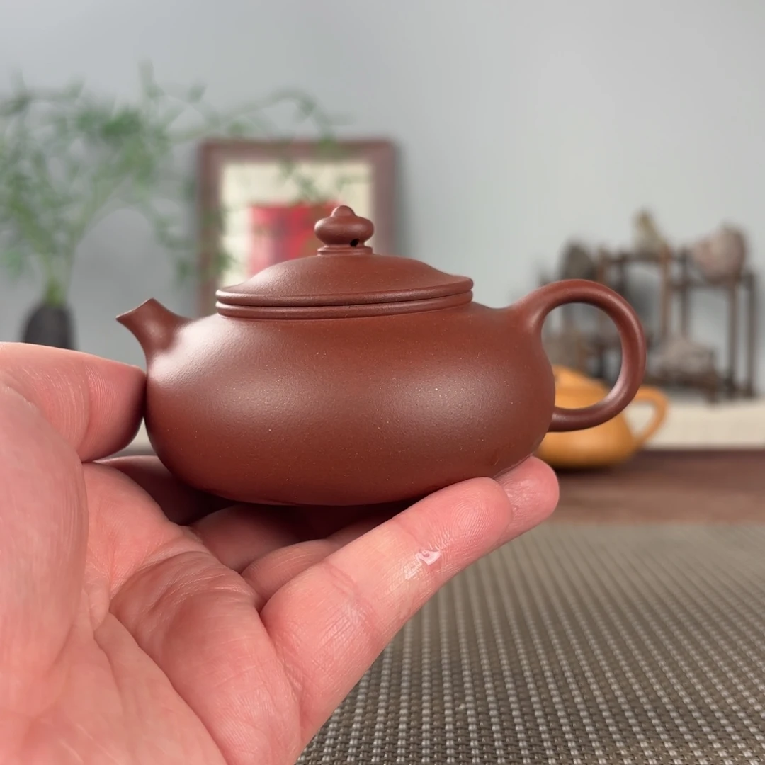 随***安紫砂茶壶微瑕黄龙山原矿紫砂壶