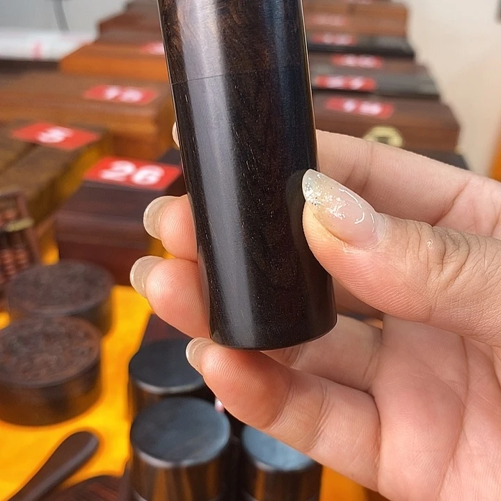 惜***2木乌木紫光檀牙签tong