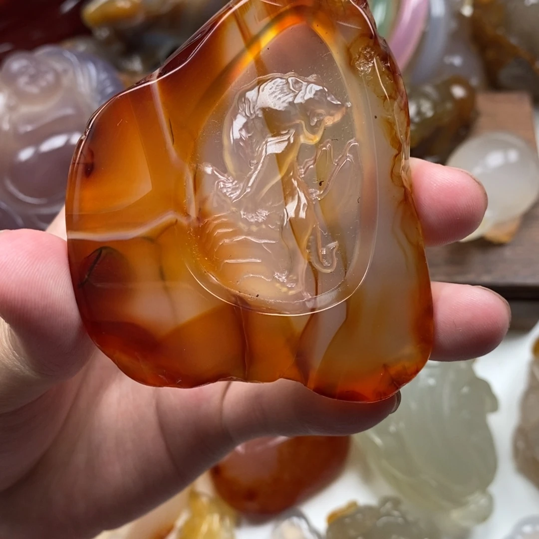 玛瑙/玉髓未镶嵌颈饰