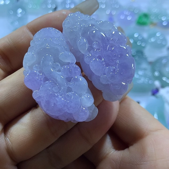 翡翠未镶嵌颈饰天然翡翠A货吊坠