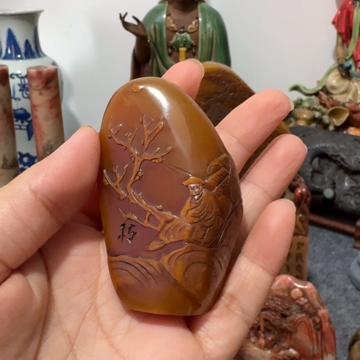 上***水石材手工艺品摆件包邮