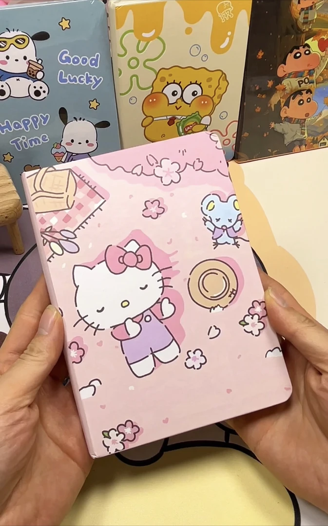 卡通彩页 精装硬壳B6笔记本 高颜值创意记事