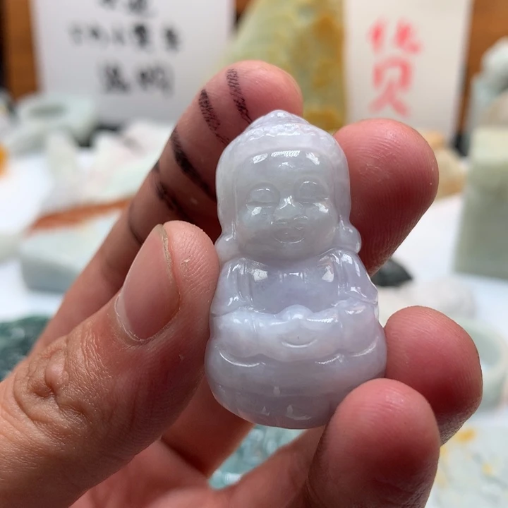 翡翠未镶嵌颈饰保真天然a货翡翠