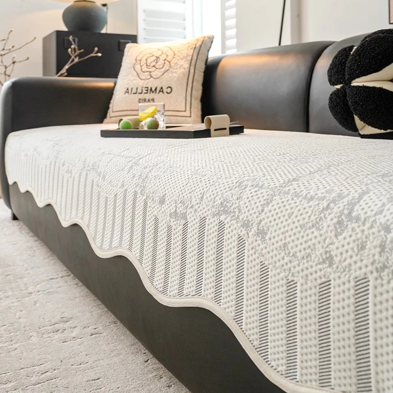 V/雅鹿凉感冰丝沙发垫夏季2025新款异形沙发凉席垫夏天防滑皮坐垫