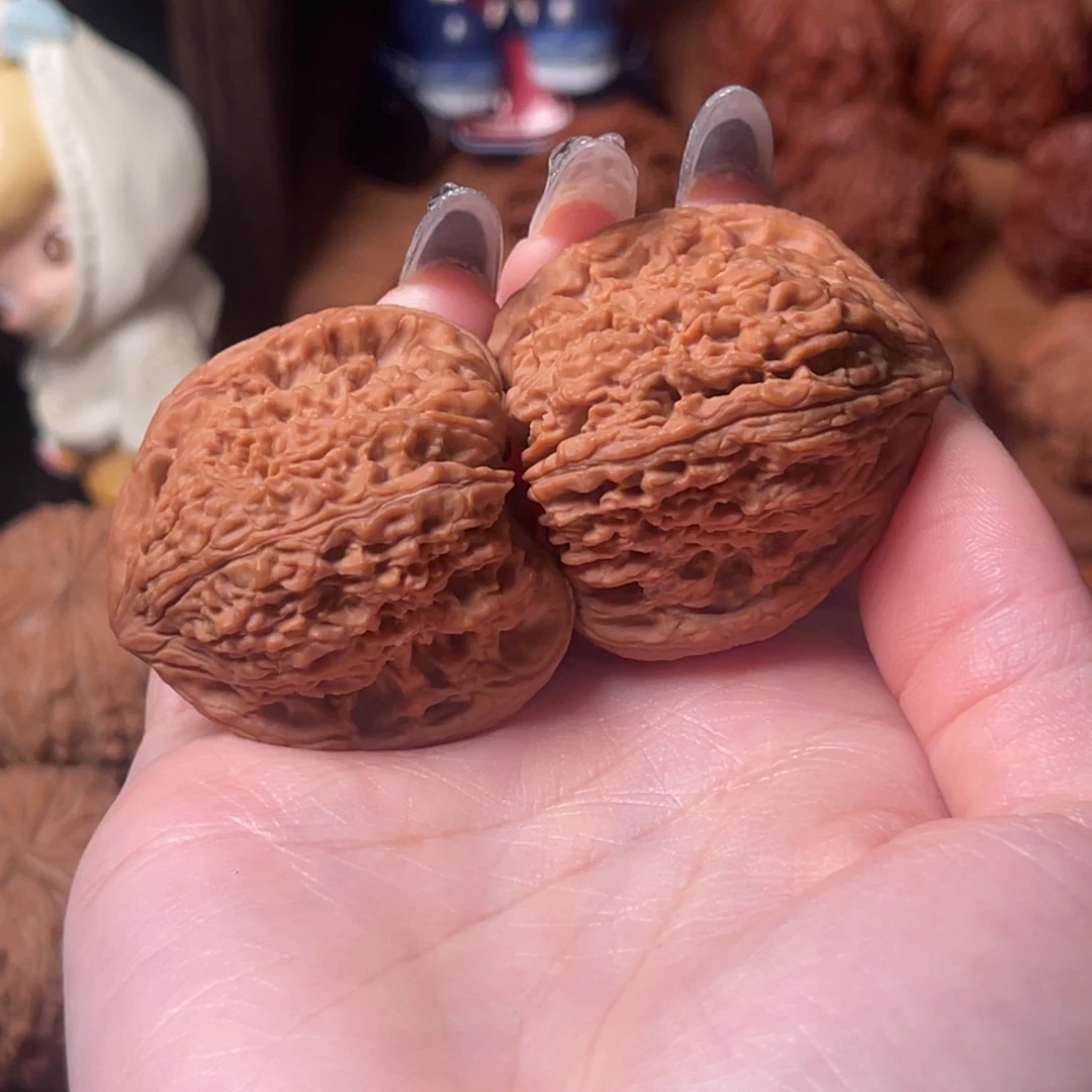 文玩核桃把件38mm南疆石