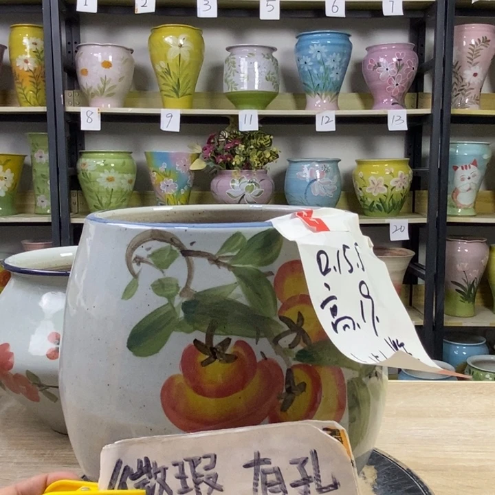 景德镇高温陶瓷花盆