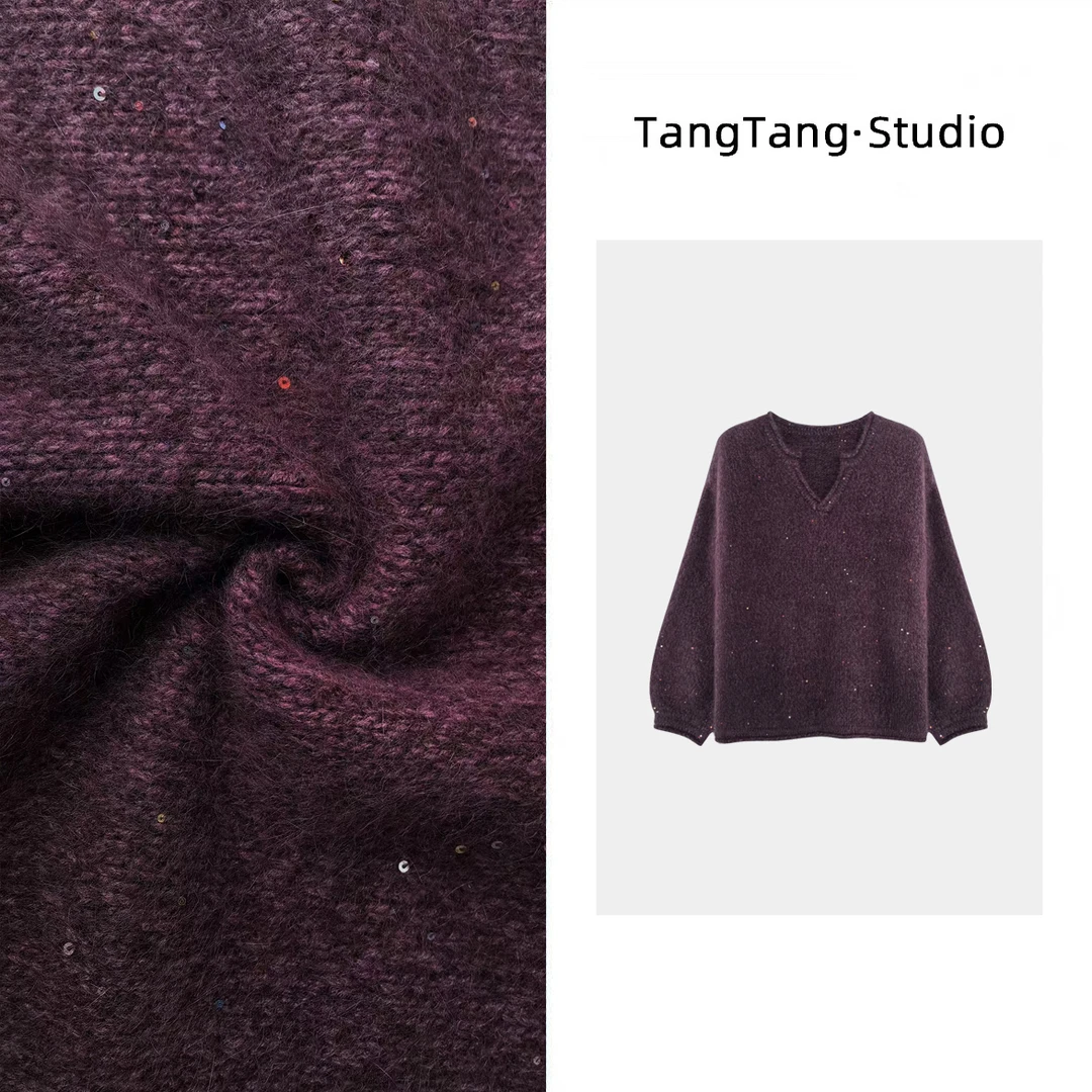 【TangTang·Studio】书影毛衣时尚气质显瘦女装毛衣-2512592