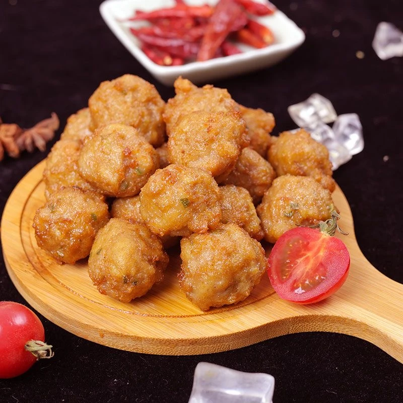 【2斤约80个】健身鸡肉小丸子营养健康鸡肉丸子半成品