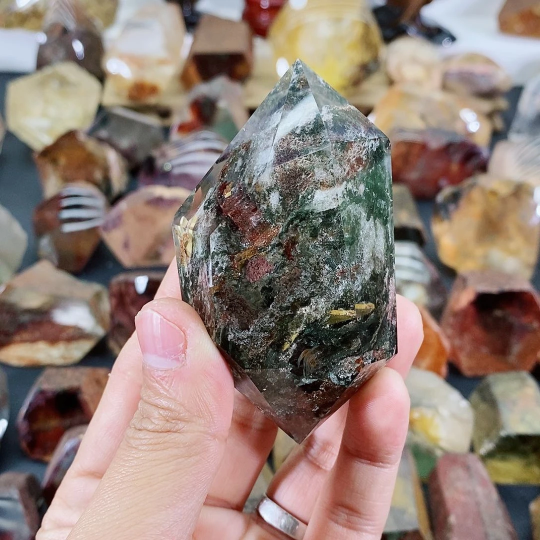 【闪购商品】水晶车挂未镶嵌流**云天然水晶原石