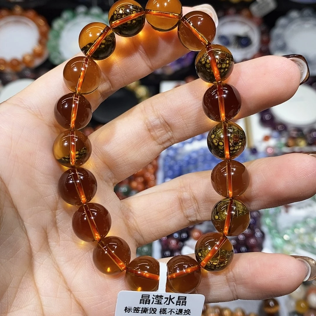 手串未镶嵌水晶金红黄水晶11