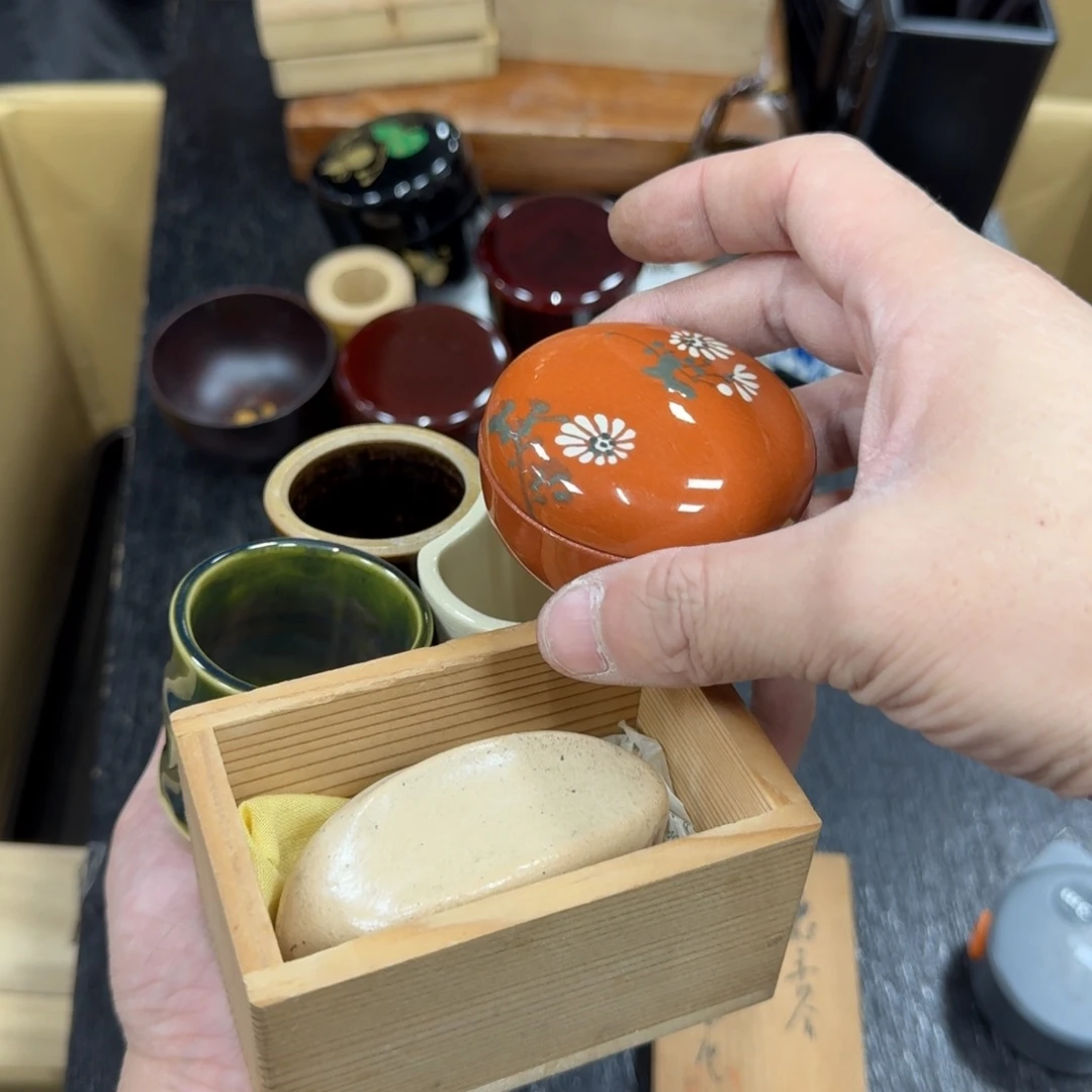 陶瓷日本中古工艺品摆件