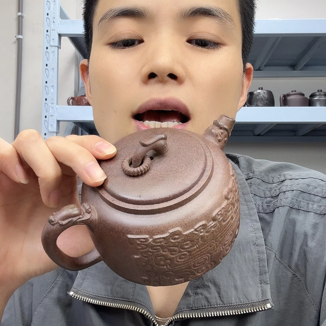 紫砂茶壶民间手艺人全手工制作