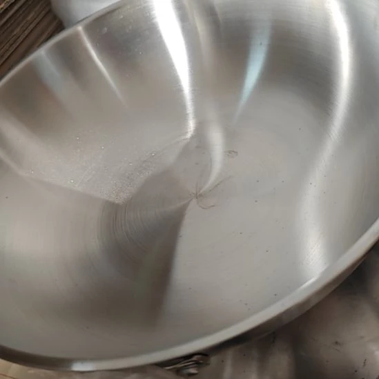 炒锅三层钢，34无盖