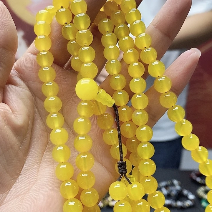 玛瑙/玉髓合金颈饰
