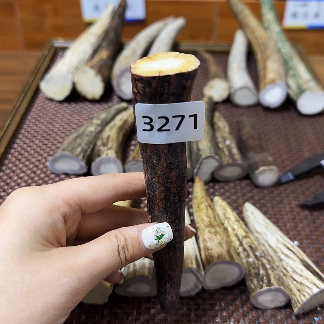 勇***钱手串/手链鹿骨角尖3271