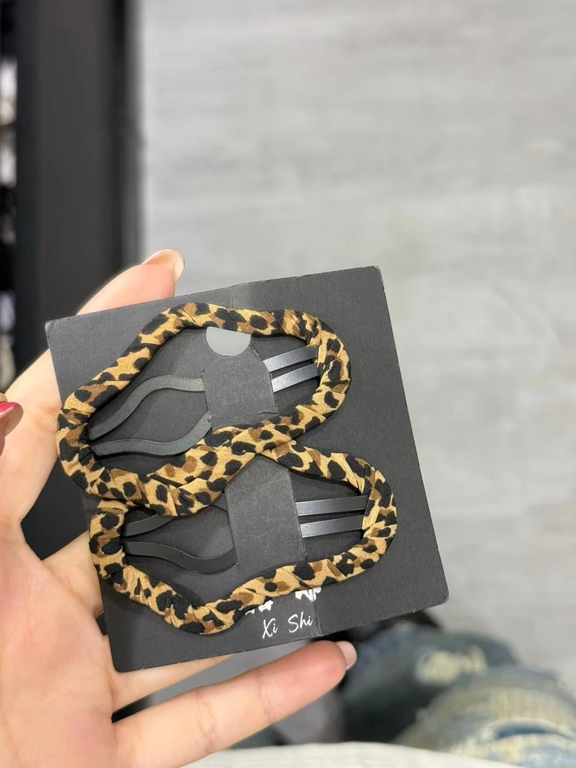 露丝同款豹纹碎发神器130