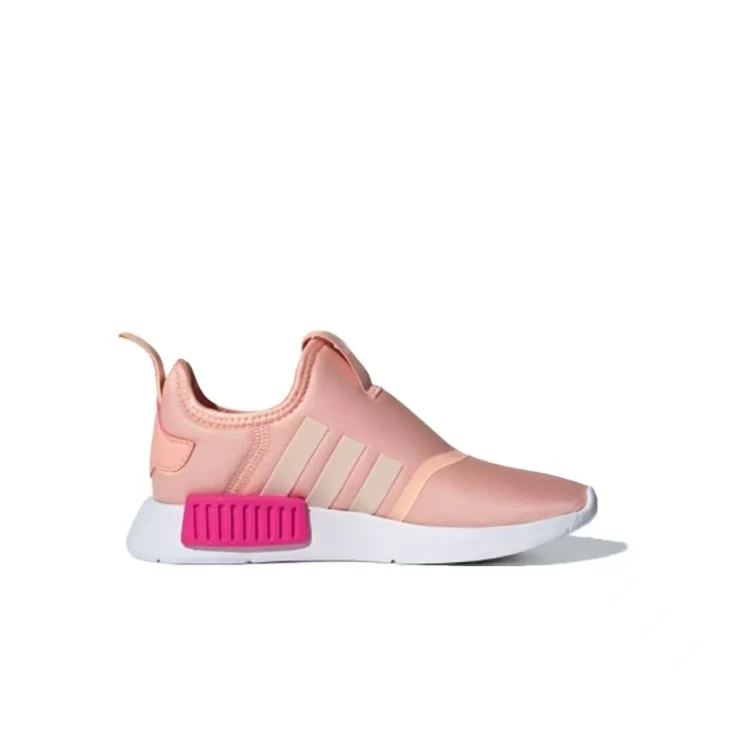 正品阿迪达斯春秋款拼接儿童鞋男女童运动鞋三叶草休闲跑鞋EE6354