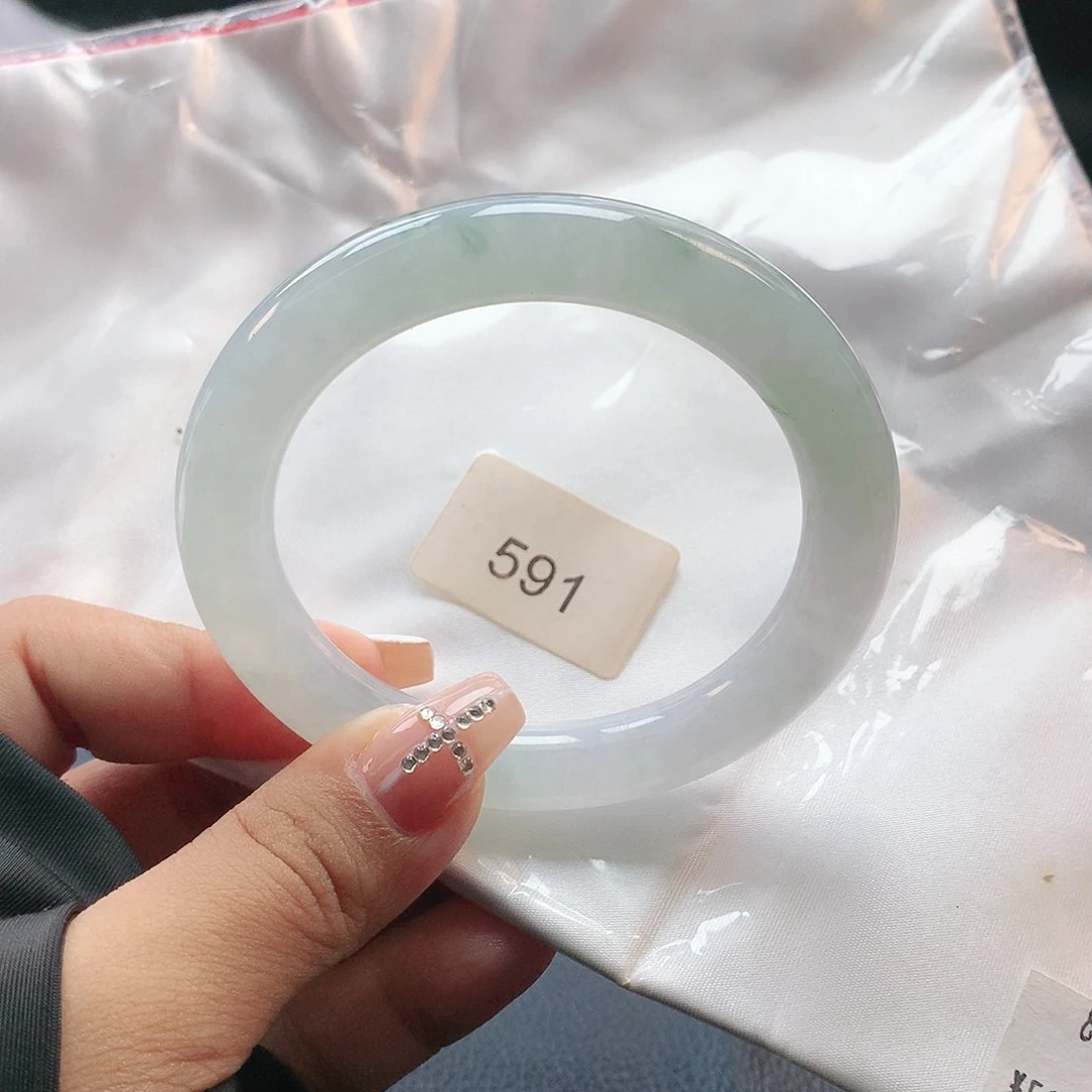 未镶嵌手镯翡翠56 天然缅甸a货翡翠0591强推