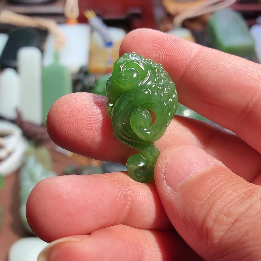 和田玉（碧玉）未镶嵌套链