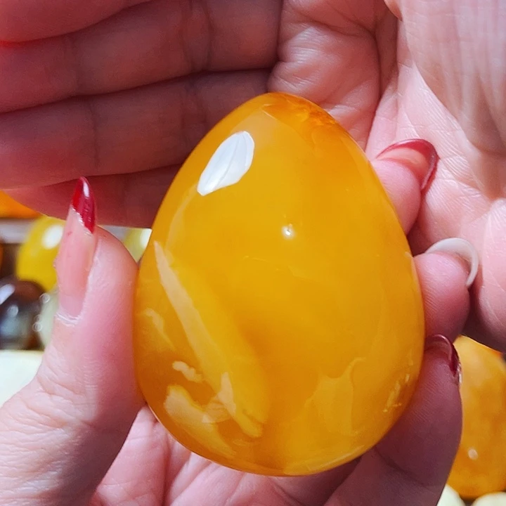 琥珀颈饰未镶嵌吊坠