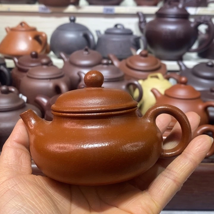 紫砂茶壶微瑕处理一把