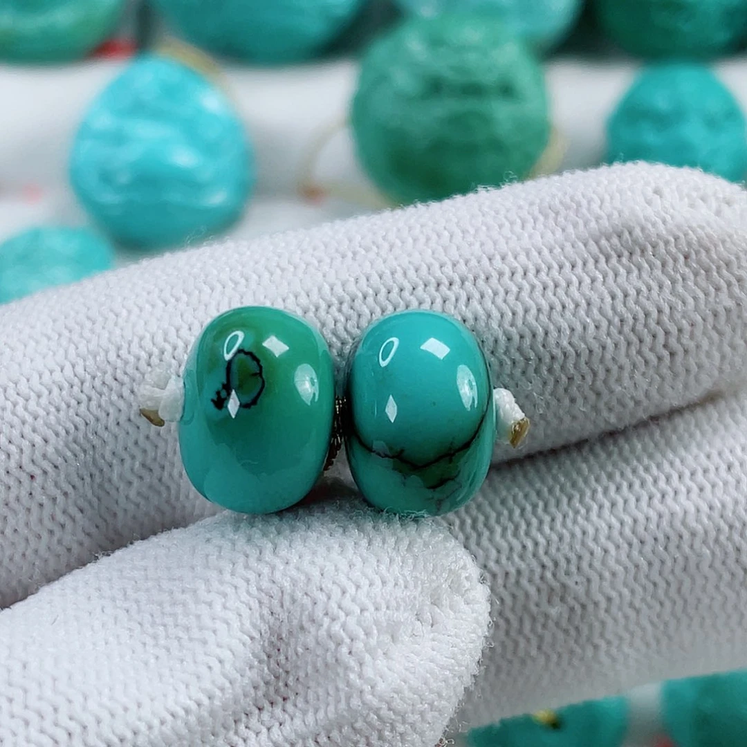 绿松石未镶嵌车挂