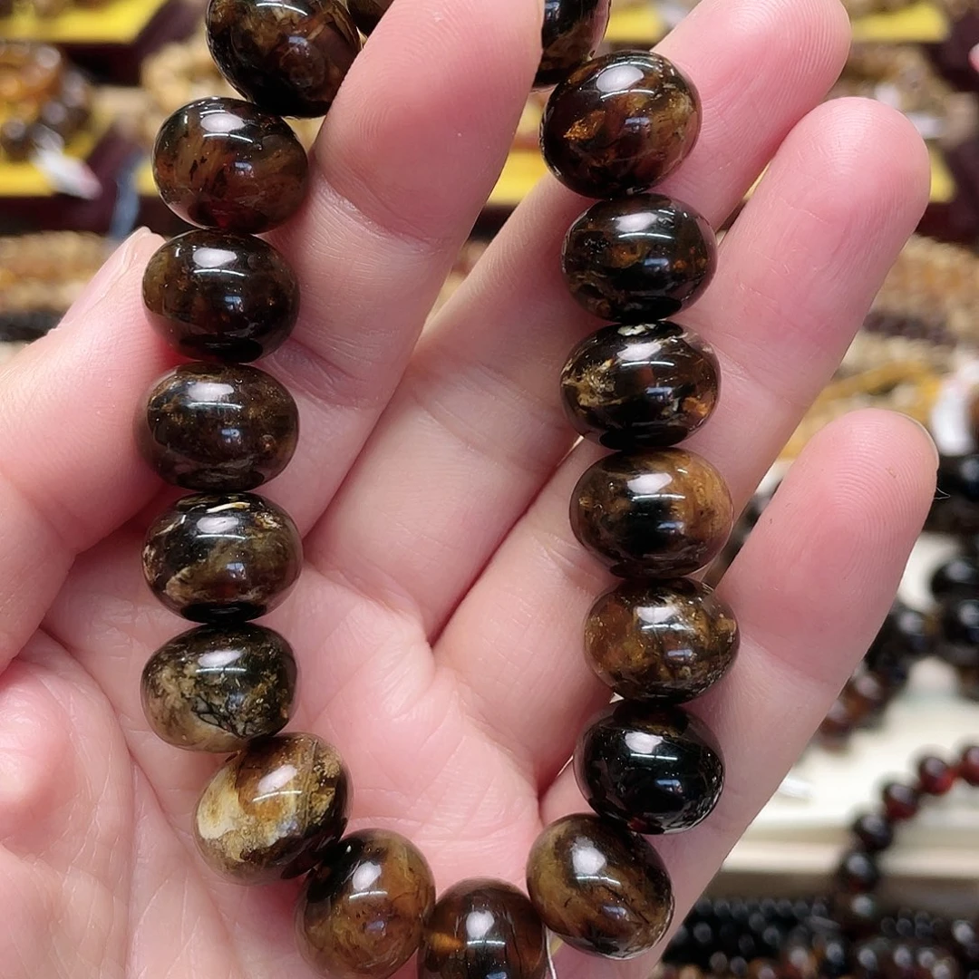 琥珀裸石未镶嵌十四10603