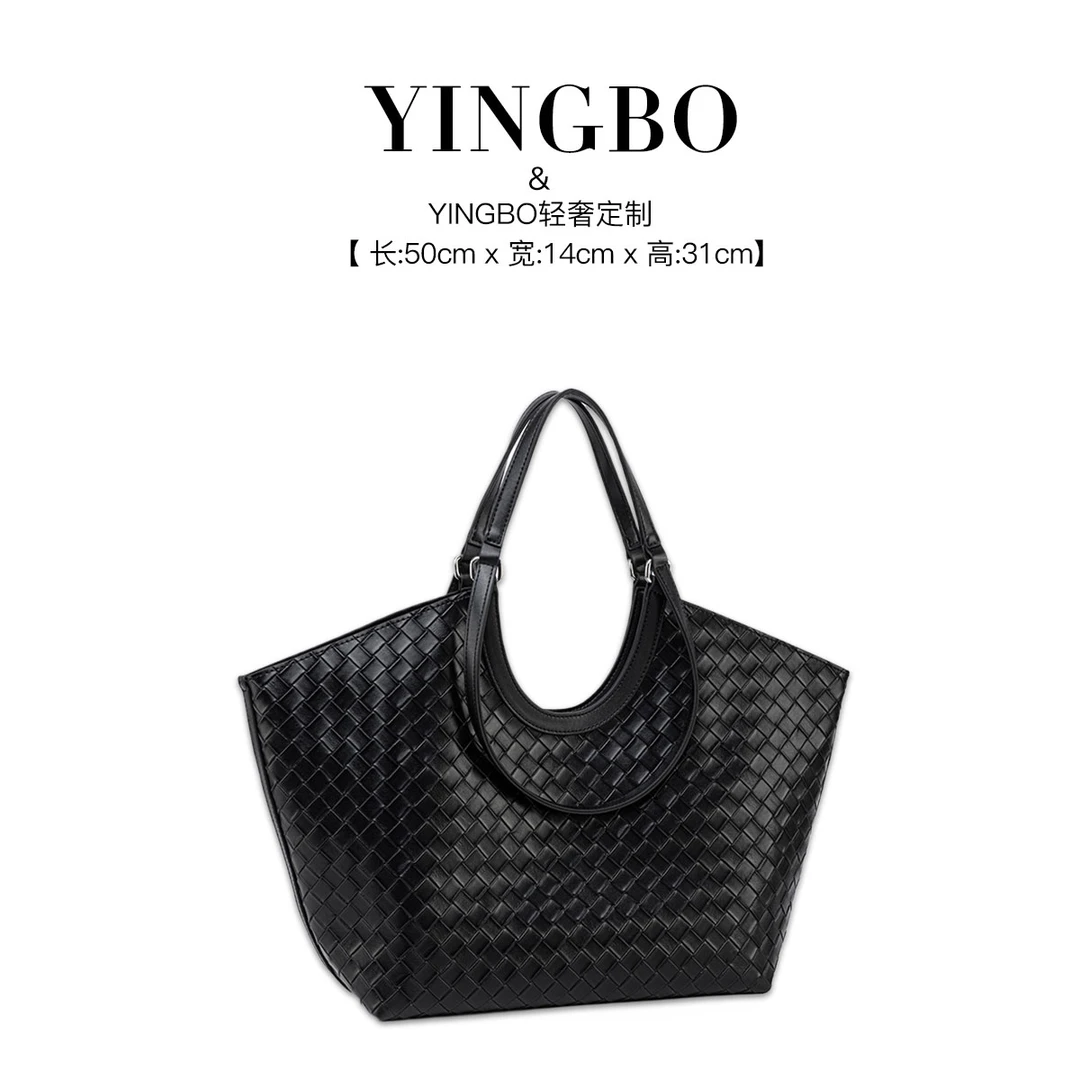 【英柏甄选】QYX-6090-1-黑色 然与纯小众设计感时尚百搭女包