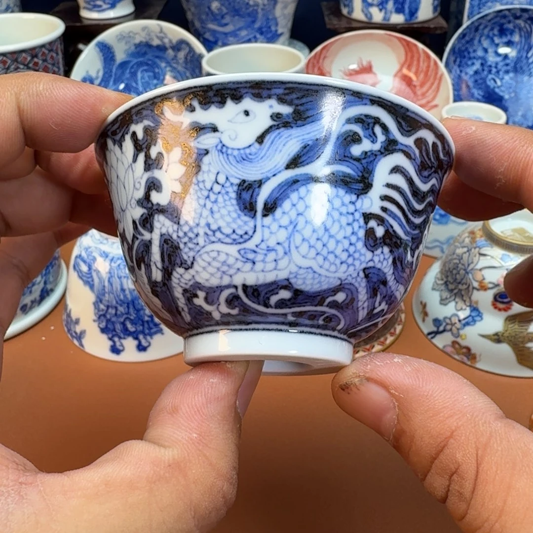 杯子景德镇全手工手绘陶瓷
