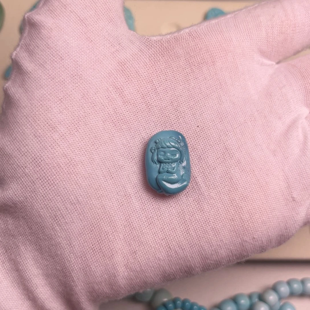 绿松石合金吊坠(不含链)