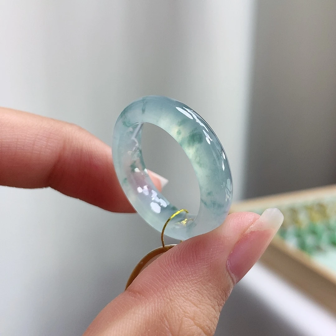 未镶嵌戒指翡翠2021圈